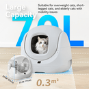 CATLINK Baymax Lite – Litière autonettoyante fermée (gris)