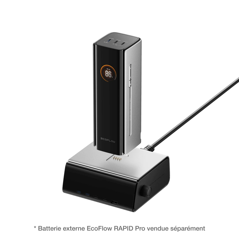 EcoFlow RAPID Pro Chargeur de Bureau 320W