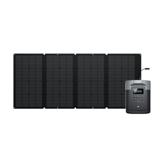 EcoFlow Pack spécial  DELTA 2 + Panneau solaire portable 160 W