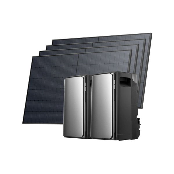 EcoFlow STREAM Ultra + STREAM AC Pro + 4 Panneaux Solaires 520W