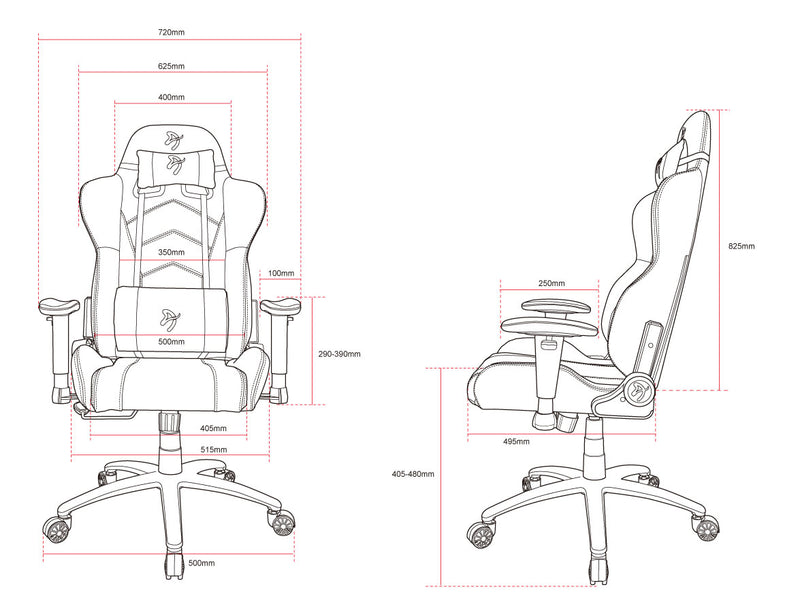 AROZZI Fauteuil de Gaming INIZIO FABRIC - Noir