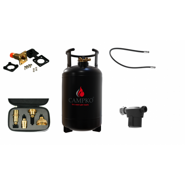 Antarion Kit LPG CAMPKO 30L/12.5 KG met LYRE 1 M