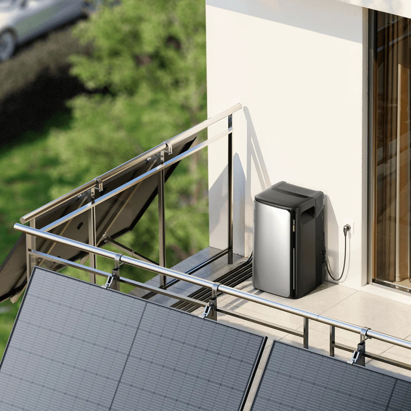 EcoFlow STREAM Ultra + 2 Panneaux Solaires Rigides 450W