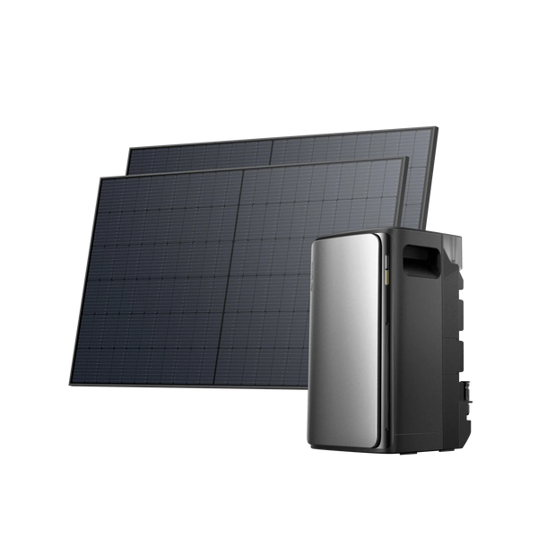 EcoFlow STREAM Ultra + 2 Panneaux Solaires Rigides 520W