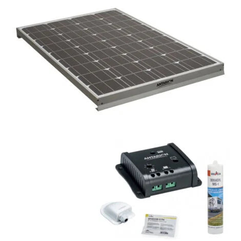 Antarion ZONNEPANELEN IN COMPLETE KITS MONOKRISTALLIJN Kit 160W + MPPT P10