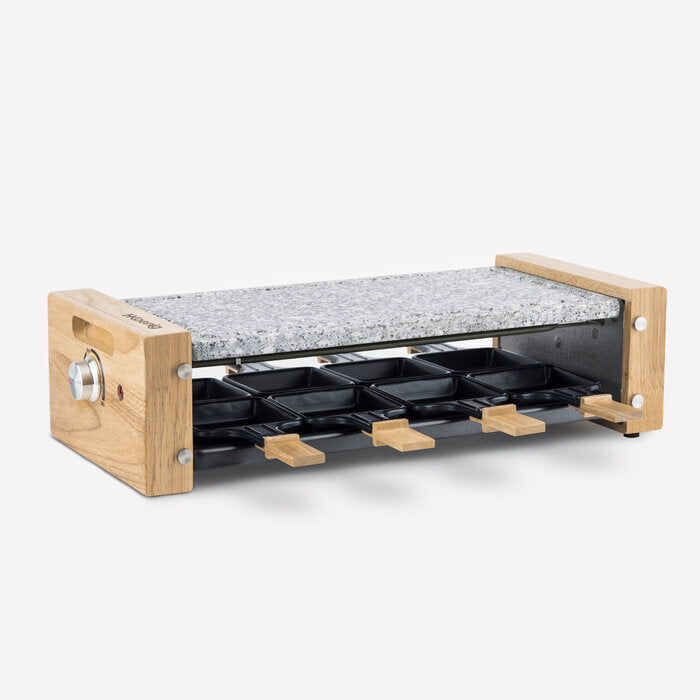 Raclette et pierre à cuire design bois H.Koenig