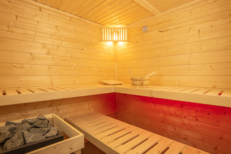 SENTIOTEC SAUNA BASIC CORNER SET-080-0462