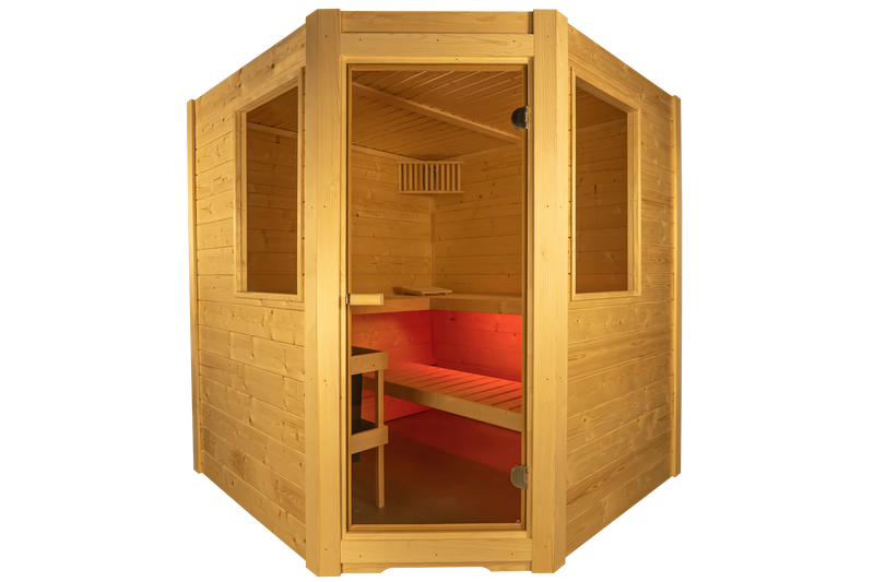 SENTIOTEC SAUNA BASIC CORNER SET-080-0462