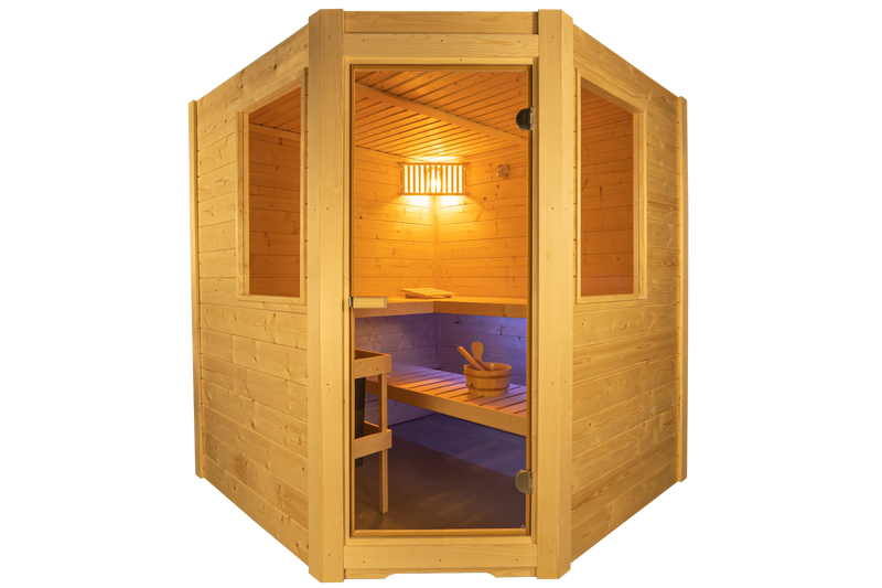 SENTIOTEC SAUNA BASIC CORNER SET-080-0462
