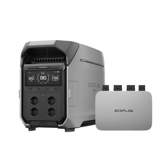 EcoFlow DELTA Pro 3 Station Electrique + Micro-onduleur PowerStream 800W