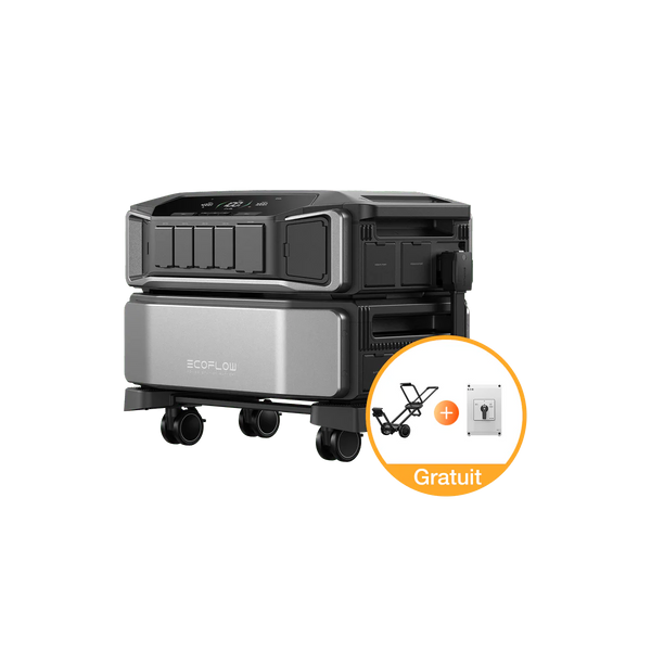 EcoFlow DELTA Pro ULTRA Station Electrique (Chariot + Commutateur GRATUIT)