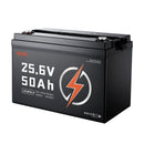 VEVOR Batterie Lithium LiFePO4 24 V 50 Ah 4000+ Cycles BMS 50 A Bluetooth pour Camping-cars, Moteurs de Pêche Traîne, Systèmes Solaires, Connexion 8P2S, 1280 Wh, Protection contre Basses Températures - image 12