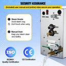 VEVOR Générateur de Vapeur Sauna 9 kW, Générateur de Vapeur Douche Bain de Maison de 9 m³, Plage de Température 35 ℃ - 55 ℃ avec Réservoir d'Eau 6 L, Moniteur LED, Drain Manuel, pour Hammam Domicile - image 5