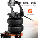 VEVOR Kit de Suspension Pneumatique Compatible avec Ford F250/F350 2WD 4WD 1999-2004 et Ford F250/F350 2WD 4WD 2008-2010, Ressort Pneumatique Charge 2268 kg, Pression 5-100 PSI, Absorption des Chocs - image 7