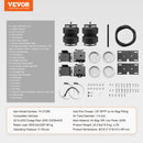 VEVOR Kit de Suspension Pneumatique Compatible avec Ram 2500 2WD 4WD 2014-2023, 2 Ressorts Pneumatiques, Capacité de Charge de 2268 kg, Pression 5-100 PSI, Conduite Douce et Absorption des Chocs - image 8