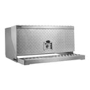 VEVOR Coffre à outils à marchepied pour semi-remorque, 760 x 750 x 400 mm, boîte à outils robuste en aluminium, coffre de rangement étanche pour entrée de cabine, avec serrure à poignée en T et clés - image 11