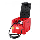VEVOR Réservoir Diesel Portable, 182 L, Cuve de Ravitaillement Carburant, Pompe de Transfert 12 V, 40 L/min, Tuyau 4 m, Buse Ravitaillement Auto, pour Véhicules Appareils Agriculture Industrie, Orange - image 2