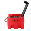 VEVOR Réservoir Diesel Essence Portable, 182 L, Cuve de Ravitaillement Carburant, Pompe de Transfert 12 V, 40 L/min, Tuyau 4 m, Buse Ravitaillement Auto, pour Véhicules Agriculture Industrie, Rouge - image 12