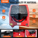 VEVOR Réservoir Diesel Essence Portable, 182 L, Cuve de Ravitaillement Carburant, Pompe de Transfert 12 V, 40 L/min, Tuyau 4 m, Buse Ravitaillement Auto, pour Véhicules Agriculture Industrie, Rouge - image 3