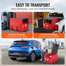 VEVOR Réservoir Diesel Essence Portable, 182 L, Cuve de Ravitaillement Carburant, Pompe de Transfert 12 V, 40 L/min, Tuyau 4 m, Buse Ravitaillement Auto, pour Véhicules Agriculture Industrie, Rouge - image 7