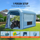 VEVOR Cabine de Peinture Gonflable 4x3x2,75 m, Tente Peinture Gonflable Automobile avec Souffleurs Puissants de 750 W et Système de Filtration, Station de Travail pour Pose de Peinture Atelier Garage - image 7