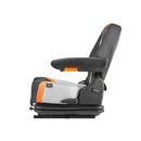 VEVOR Siège de Chariot Élévateur Universel, 60x51x64 cm, Siège de Tracteur de Suspension Rabattable avec Dossier Réglable, Accoudoir, Ceinture de Sécurité, Micro-interrupteur, pour Chargeur, Tondeuse - image 12