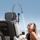 VEVOR Réservoir d'eau pour galerie de toit, 26,5 L, réservoir d'eau sous pression pour douche de camping, en aluminium, 2 panneaux anti-éclaboussures, rainure en T, port de pressurisation, pour coffre - image 9