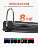 VEVOR Réservoir d'eau pour galerie de toit, 30 L, réservoir d'eau sous pression pour douche de camping, en aluminium, 2 panneaux anti-éclaboussures, rainure en T, port de pressurisation, pour coffre - image 5