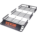 VEVOR Porte-Bagage pour Voiture 1630×990×152 mm Extensible 90,7 kg Panier de Toit en Acier Galerie de Toit Universelle Aérodynamique pour Transporter Vélos Matériels de Camping SUV Véhicules Voyage - image 12