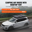 VEVOR Tente de Toit Rigide pour 2 à 3 Personnes, Tente de Camping pour Véhicules Imperméable, avec Échelle Télescopique, Matelas Épais et Coupe-Vent, pour Jeep SUV Pick-up Camion Voitures, Voyage - image 7