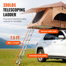 VEVOR Tente de Toit Rigide pour 2-3 Personnes, Tente de Camping pour Véhicules Pliable et Imperméable, avec Échelle Télescopique, Matelas et Housse en PVC, pour Jeep SUV Pick-up Camion Voiture, Voyage - image 6