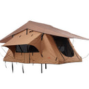 VEVOR Tente de Toit pour 2-3 Personnes, Tente de Camping pour Véhicules Pliable et Imperméable, avec Échelle Télescopique, Matelas et Housse en PVC, pour Jeep SUV Pick-up Camion Voitures, Voyage - image 11