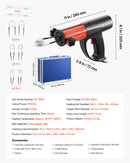 VEVOR Kit de Chauffage par Induction Magnétique pour Enlever Écrous Rouillés 1500 W, Dégrippeur à Induction Portatif, avec 8 Bobines et Coffret, pour Retirer Vis Rouillées, Réparation Automobile - image 8