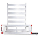 VEVOR Panier à Bagages sur Attelage 1270 x 750 x 220 mm Porte-Bagages d'Attelage en Aluminium Capacité de Charge 226,8 kg Plateforme sur Attelage Rampe Pliable pour Cargaison Arrière Camion SUV Voyage - image 12
