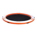 VEVOR Quai Flottant Gonflable Rond Plateforme de Quai Gonflable 3,05 m pour Piscine Plage Mer Réunions Famille Sorties Amis Activités Nautiques avec Sac de Transport Portable, Échelle Amovible, Orange - image 11