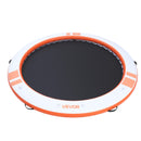 VEVOR Quai Flottant Gonflable Rond Plateforme de Quai Gonflable 3,05 m pour Piscine Plage Mer Réunions Famille Sorties Amis Activités Nautiques avec Sac de Transport Portable, Échelle Amovible, Orange - image 12