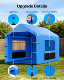 VEVOR Cabine de Peinture Gonflable 4x3x2,8 m, Tente de Pulvérisation pour Voiture avec Ventilateur 550 W et Système de Filtration d'Air, Station de Travail pour Pose de Peinture pour Garage Atelier - image 7