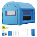 VEVOR Cabine de Peinture Gonflable 4x3x2,75 m avec Souffleur de 750 W Bleu Tente de Pulvérisation Portable avec Grand Filtre en Coton, Toit Arqué, Idéale pour Vélos, Motos et Petits Meubles - image 10