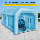 VEVOR Cabine de Peinture Gonflable 4x2,5x2,2 m, Tente Peinture Gonflable Automobile en Tissu Oxford 210D, avec 2 Souffleurs Puissants, Station de Travail pour Pose de Peinture, Garage, Atelier - image 3