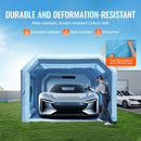 VEVOR Cabine de Peinture Gonflable 8x4,5x3 m, Tente Peinture Gonflable Automobile avec Souffleurs Puissants 950 W + 750 W et Système de Filtration, Station de Travail pour Pose de Peinture Atelier - image 5