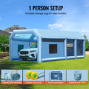 VEVOR Cabine de Peinture Gonflable 8x4,5x3 m, Tente Peinture Gonflable Automobile avec Souffleurs Puissants 950 W + 750 W et Système de Filtration, Station de Travail pour Pose de Peinture Atelier - image 7