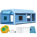 VEVOR Cabine de Peinture Gonflable 7x4x2,75 m, Tente Peinture Gonflable Automobile avec Souffleurs Puissants 750 W + 480 W et Système de Filtration, Station de Travail pour Pose de Peinture Atelier - image 10