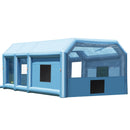 VEVOR Cabine de Peinture Gonflable 8,5x4,8x3,3 m, Tente Peinture Gonflable Automobile avec Souffleurs Puissants 950 W + 750 W et Système de Filtration, Station de Travail pour Pose de Peinture Atelier