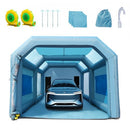 VEVOR Cabine de Peinture Gonflable 8x4,5x3,3 m Tente Peinture Gonflable Automobile en Tissu Oxford 210D avec Système de Filtration 2 Souffleurs Station de Travail pour Pose de Peinture Atelier Garage - image 2
