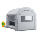 VEVOR Cabine de Peinture Gonflable 4x3x2,75 m avec Souffleur de 750 W Gris, Tente de Pulvérisation Portable avec Grand Filtre en Coton, Toit Arqué, Idéale pour Vélos, Motos et Petits Meubles - image 12