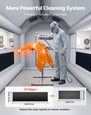 VEVOR Cabine de Peinture Gonflable 4x3x2,75 m avec Souffleur de 750 W Gris, Tente de Pulvérisation Portable avec Grand Filtre en Coton, Toit Arqué, Idéale pour Vélos, Motos et Petits Meubles - image 4
