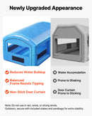 VEVOR Cabine de Peinture Gonflable 6,4x4,1x3 m Souffleurs de 1100 W Bleu, Tente de Pulvérisation Portable à Toit Arqué avec Filtre en Coton, pour Voiture, Camion Pickup, Meubles et Grandes Pièces - image 7