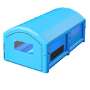 VEVOR Cabine de Peinture Gonflable 7x4x2,75 m Souffleurs de 550W+750W Bleu, Tente de Pulvérisation Portable à Toit Arqué, Filtre en Coton, pour Voiture, Camion Pickup, Meubles et Grandes Pièces - image 11