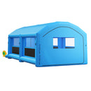 VEVOR Cabine de Peinture Gonflable 8x4,5x3 m Souffleurs de 750 W+950 W Bleu, Tente de Pulvérisation Portable avec Filtre en Coton, Toit Arqué, pour Pickup de Taille Pleine et Petit Bateau à Moteur - image 12