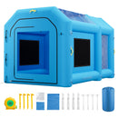 VEVOR Cabine de Peinture Gonflable 4x2,5x2,5 m avec Souffleur de 750 W Bleu, Tente de Pulvérisation Portable avec Grand Filtre en Coton, Idéale pour Vélos, Motos et Petits Meubles - image 10